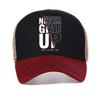 Никогда не сдавайся принт letter модная летняя дышащая кепка-snapback унисекс сетчатая шляпа от солнца регулируемая крутая кепка-тракер
