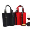 Protable Storage Bag Simple Red Wine Pouch Bottle Carrier Wine Storage Bag Felt Bag