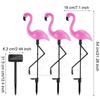 1/3Pcs Solar LED Light Flamingo Lawn Light Garden Light Outdoor Waterproof Pink Flamingo Lights Landscape Lighting Garden Decor