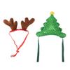 Cat Christmas Headband Dogs Party Costume Dog Headdress Dressing Up Headwear Festival Headpiece Photo Props for Puppy