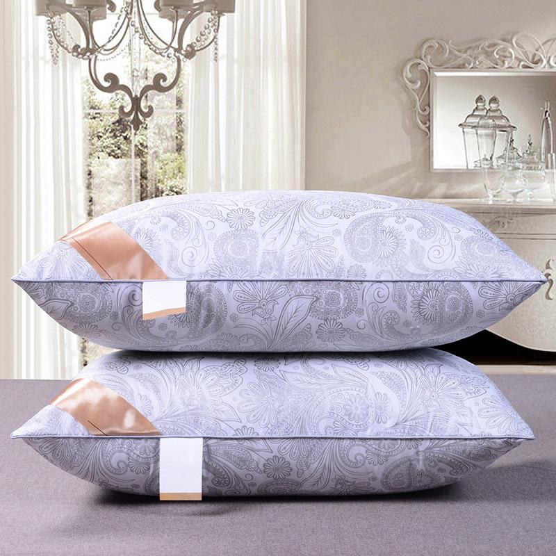 Подушки для поддержки шеи гостиничного качества, пара, для дома и общежития