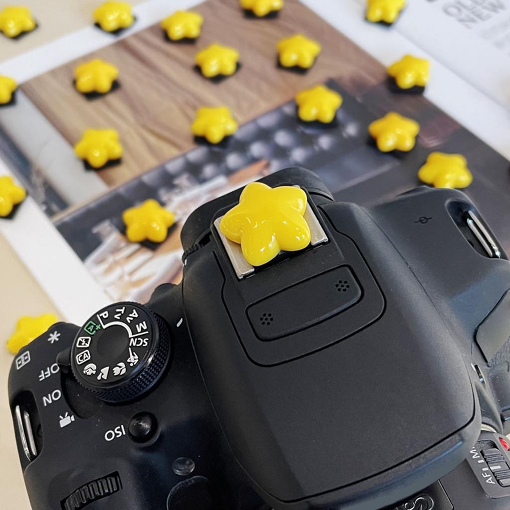 SLR Camera Hot Shoe Cover Hotshoe Cap Dustproof Cute Cartoon Shaped Protectors Covers Photography Accessory