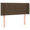 VidaXL LED Headboard Bedroom Furniture Single Bed Accessory Headboard Interior Dark Brown 3123221