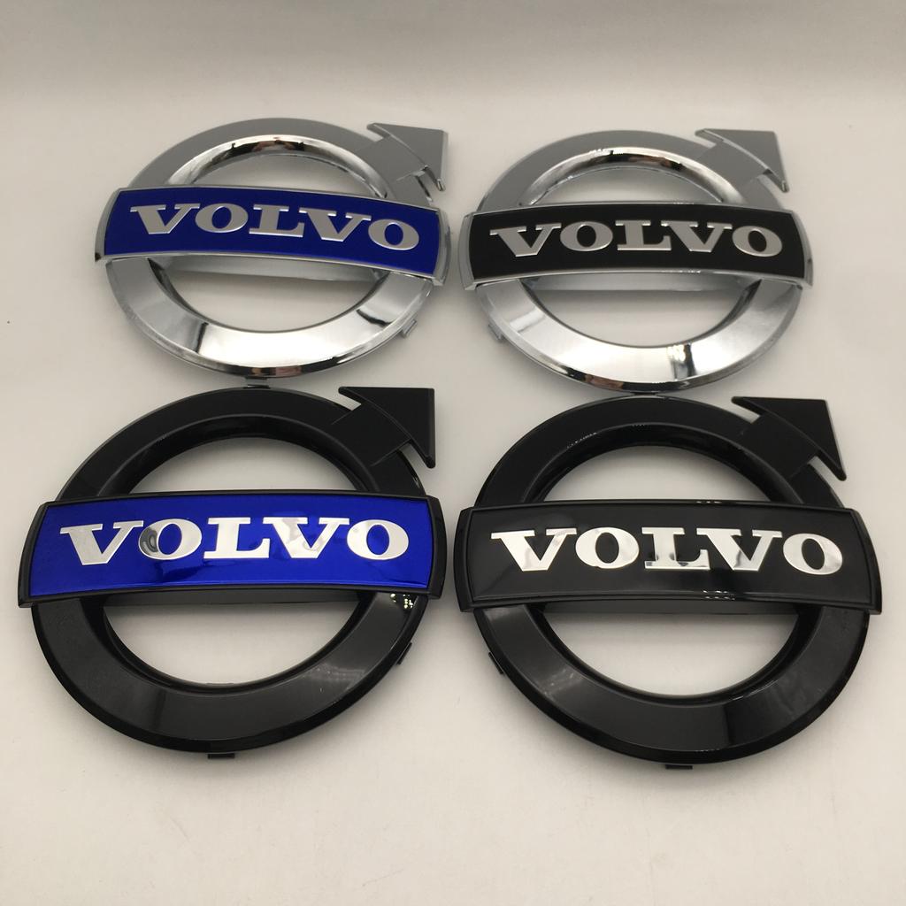 fqshd6 1pcs 3D for VOLVO XC60 XC90 Car Emblem Front Grille Hood Bonnet Sticker Badge Decal Styling auto accessories