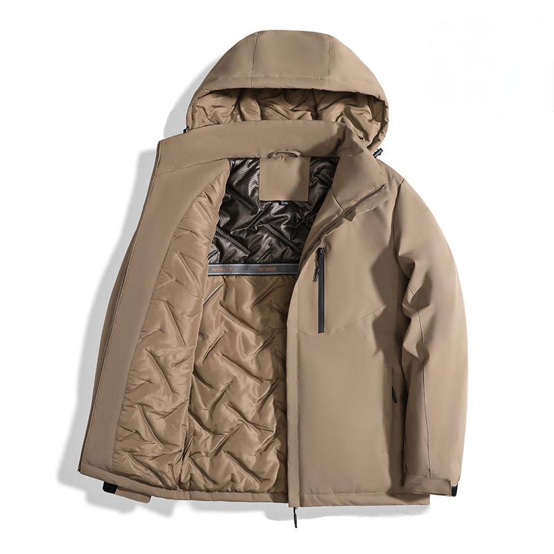 Хлопковая одежда Мужская утолщенная графеновая мужская и женская зимняя куртка для альпинизма и активного отдыха Мужская одежда с хлопковой подкладкой
