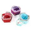 Eternal Rose Necklace Box Gift Acrylic Jewelry Drawer Box Preserved Roses Christmas Jewelry Case Mother Day Jewelry Box