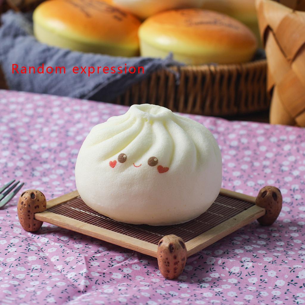 1Pc Simulation Of Steamed Bread Model Fake Food Decompression Kneading Music Props Home Decoration Expression Random