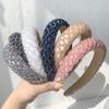 Hair Hoop Women Sweet Headbands for Women Rhinestone Crystal Headbands for Women Braided Handmade Diamond Headband
