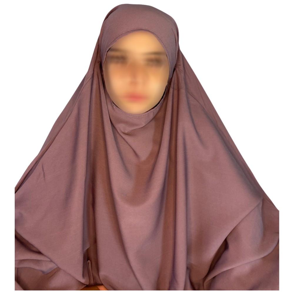 Jilbab 2 Pieces Child (Harem Pants + Khimar Cape) - Purple