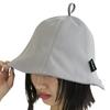 Plain Nylon Sauna Hat, Gray