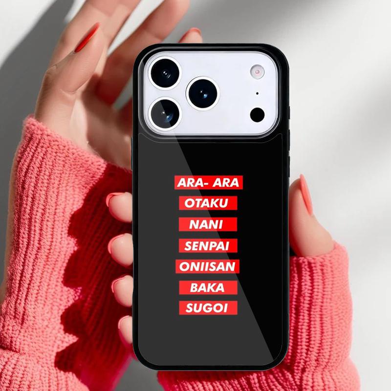 Сугой Сэмпай Аниме Чехол для Телефона для iPhone 17 Air 16e 15 14 13 Pro Max Задняя Крышка для 12 11 Pro Coque