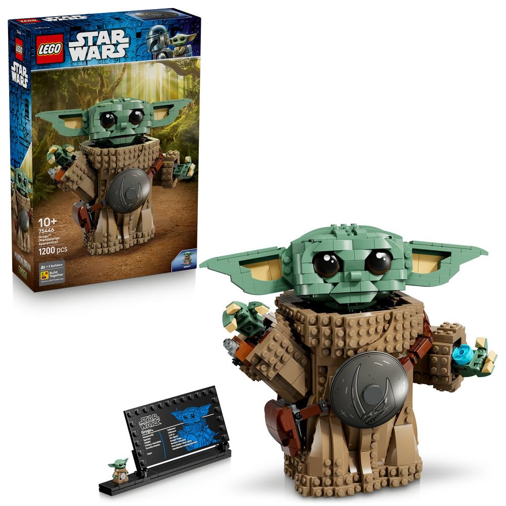 LEGO Звездные Войны Грогу (Ученик Мандалорца) игрушка кубик мальчики девочки дети возрастом 10 11 12 начальная школа космическая битва робот фигурка товары 75446
