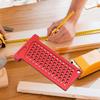 Refoiner T-square, Marking Ruler, Carpentry Ruler, High Precision, Portable Carpentry Scribing Tool, Aluminum Alloy, Red