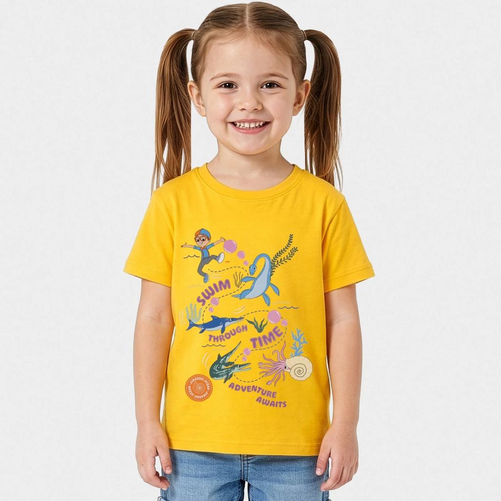 Blippi Tshirt | Blippi Natural History Museum Children's T-shirt | Girls Tee Shirt