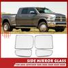 Left or Right Side Heated Car Door Wing Mirror Glass Auto Rearview Rear View With Base For Dodge Ram 1500 2500 3500 2010-2020