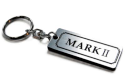 Двойное кольцо Mark II Акриловый Оригинальный Брелок 61 81 51 90 Модель Универсала/Фургона JZX110 Детали A-436-2 Серебристый/Черный Ранний/Поздний
