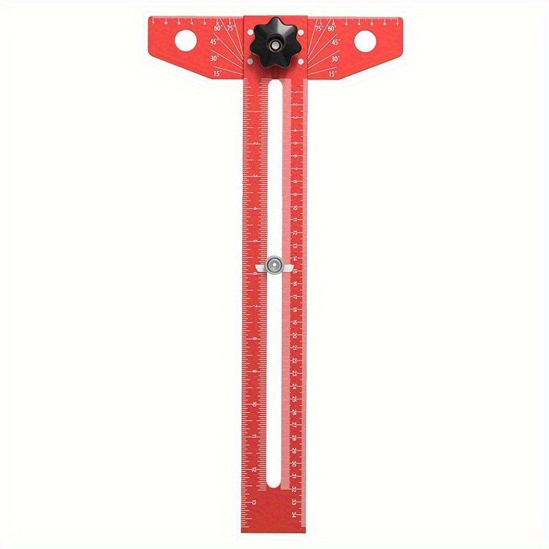 Export-type Line T-square Aluminum Alloy Multi-functional Woodworking Combination Can Move Angle Square Angle T-square
