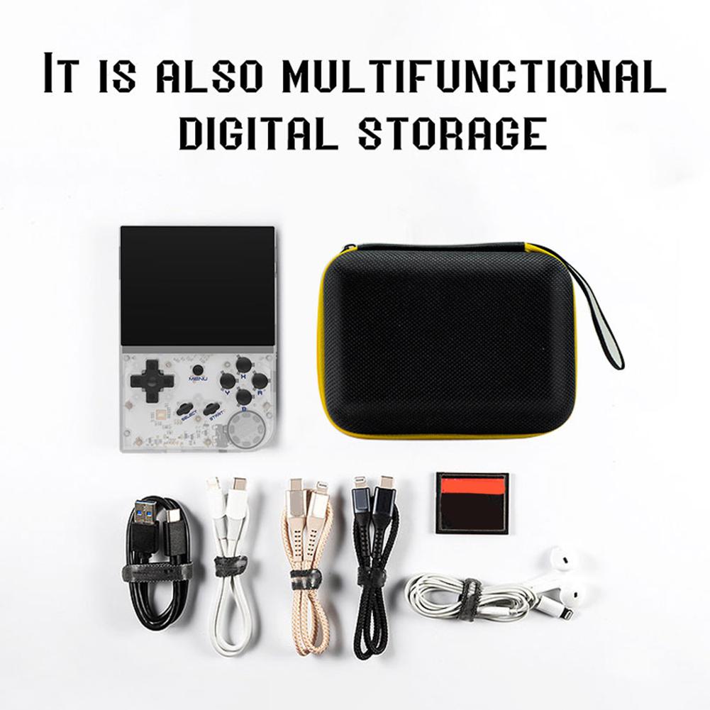 Чехол из ЭВА, портативная игровая консоль, сумка для Anbernic RG35XX, RG353V, черный чехол для Miyoo Mini Plus V3