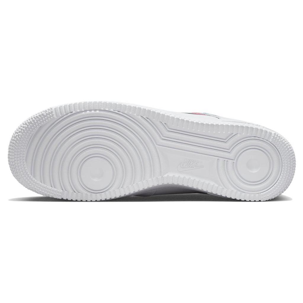 Новые Nike Air Force 1 Low '07 Quadruple Swoosh Белые Темно-синие Малиновые FJ4226-100