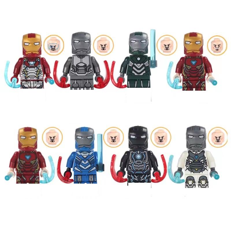 Фильмы Marvel Мстители, супергерои, Человек-паук, Железный человек, Танос Кубики Собранный конструктор Игрушка Подарок