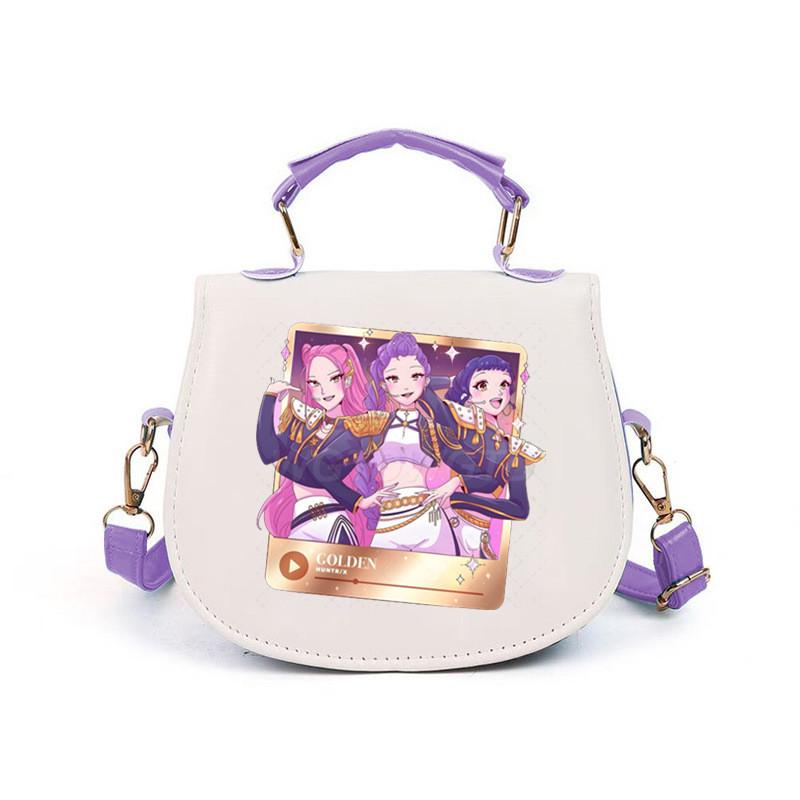 Girls Kpop Hunters Derpy Rumi Zoey Mira Printed Student Kids Casual Shoulder Crossbody Bags