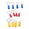 240PCS Mixed Ring Terminal Kit Quick Disconnect Insulated Wire Terminals Lug Set for Electrical
