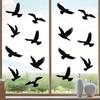 Dewenwils 18 Anti-collision Window Stickers Bird Shaped Window Stickers Anti-bird Window Stickers For Preventing Bird Strike And People On Glass Windo