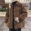 Men's American Retro Workwear Jacket - New Style, Loose Fit, Cool Casual Top for Spring & Autumn