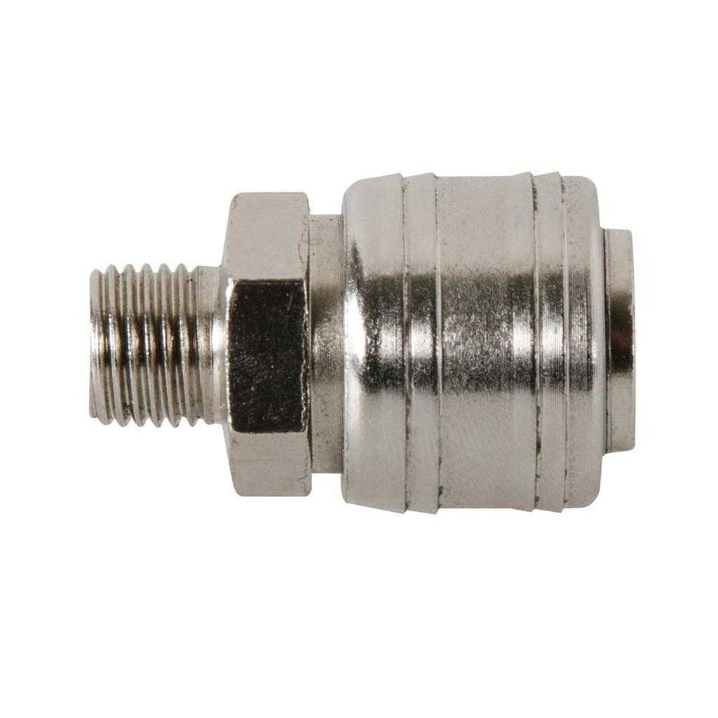 Silverline Euro Air Line Male Thread Quick Coupler