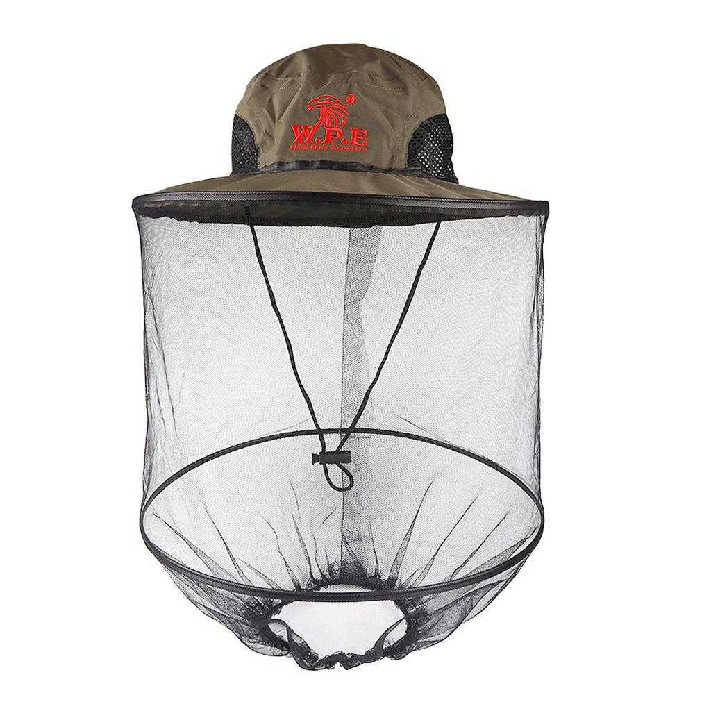 Mosquito Repellent Hat Beekeeping Cap Mesh Fishing Cap Bug Face Shield Insects Prevent Neck Head