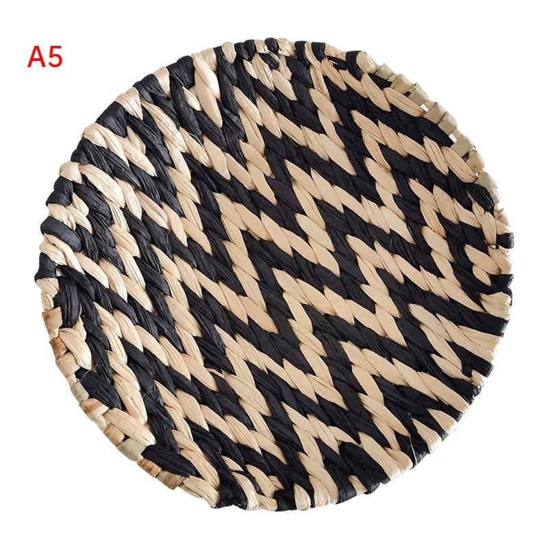 Соломенные круглые настенные украшения, подвески, креативный ретро-этнический фон, декор стен, украшения в марокканском стиле, ручные драпировки, диаметр 20/25/30 см