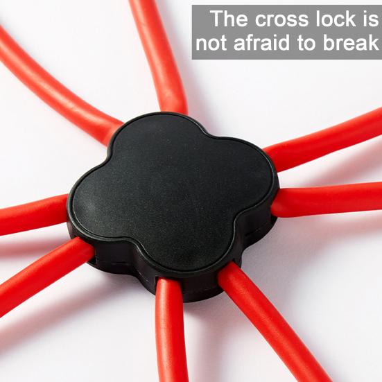 Эспандер для пилатеса с 4 петлями, расширитель груди, растяжка мышц, силовая тренировка, эластичная лента, домашний тренажерный зал, оборудование для тренировок всего тела