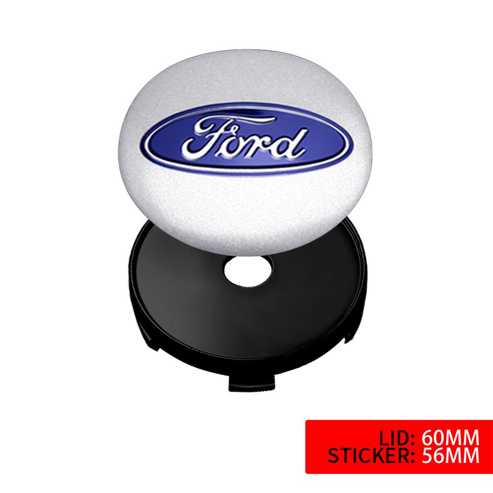 4pcs Aluminum Alloy Car Wheel Center Hub Caps Cover For Ford Fiesta Mondeo Fusion Explorer Escape Shelby Edge Taurus Mustang