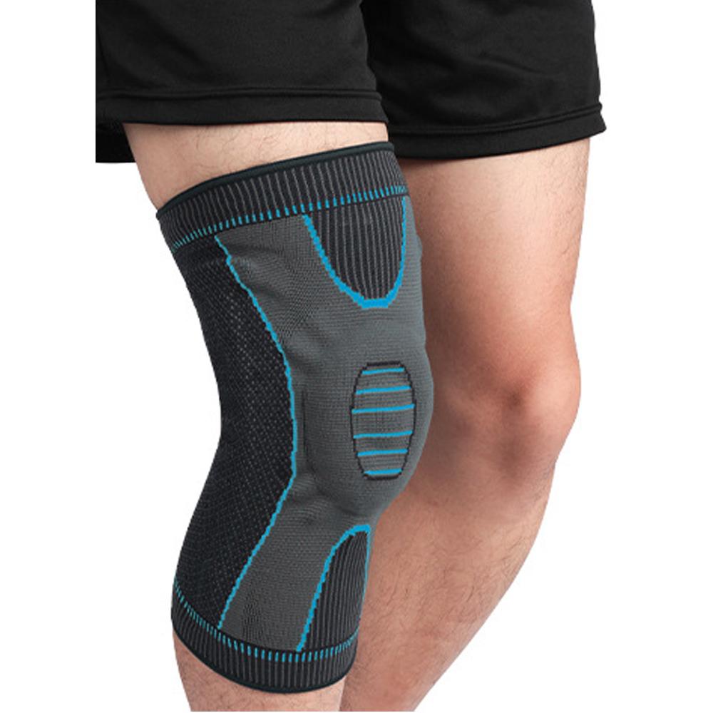 Однокомпонентный компрессионный наколенник Женский Мужской Наколенник с поддержкой надколенника Наколенник для бегунов Баскетбола Активный Разрыв мениска Скольжение