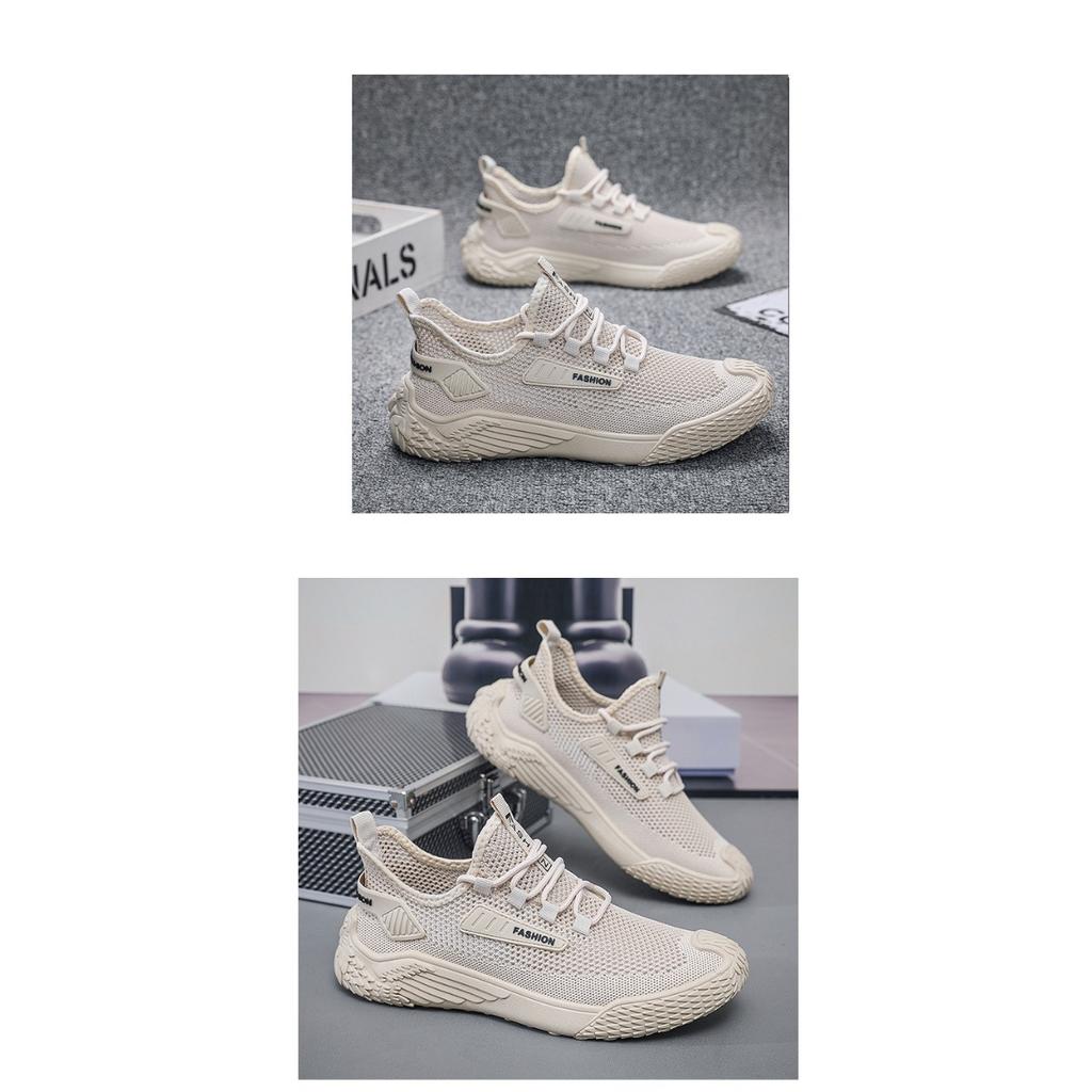 Breathable Men's Shoes Trendy Mesh Shoes,Fly Weave Running Shoes Cave Sneakers Men's Casual Shoes