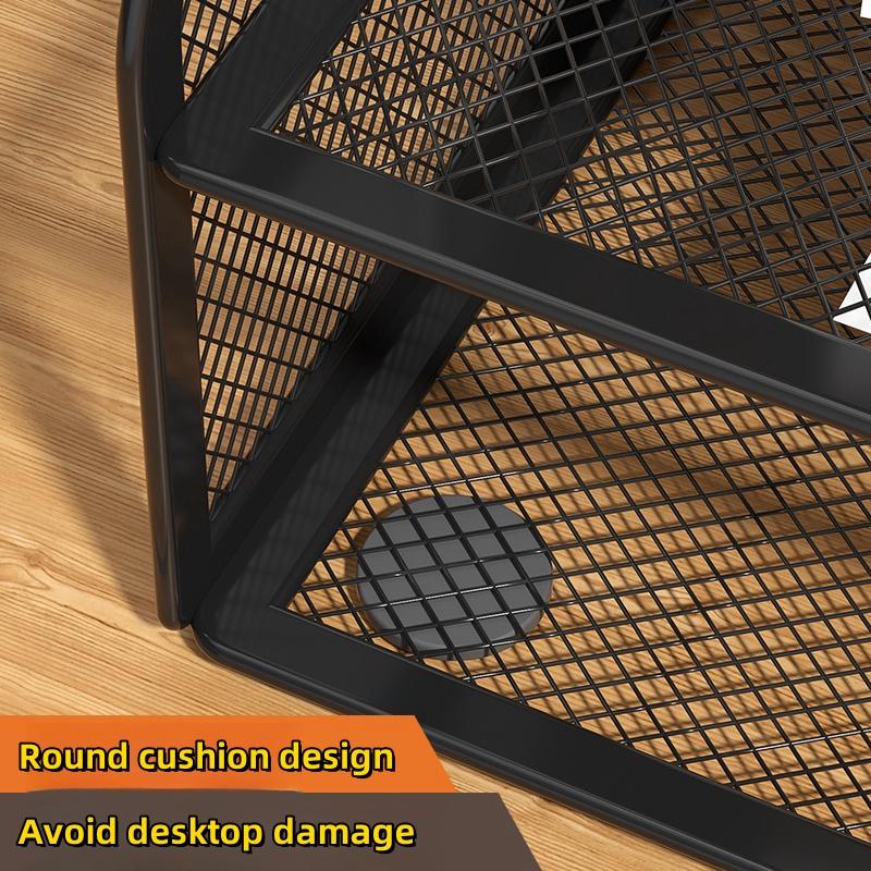 Сетчатый настольный стационарный органайзер, многофункциональный держатель, стеллаж для хранения для школы, домашнего офиса, художественные принадлежности, сетчатый держатель для ручек