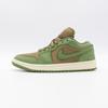FB9893-300 Nike Air Jordan 1 Low SE Коричневые Водоросли Небо Светло-Оливковые (Женский)