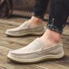 Fashion 2025 New Men Walking Shoes Leather Light Colour Loafers Men Breathable All-match Flats Man Casual Slip On Driving Footwear Men
