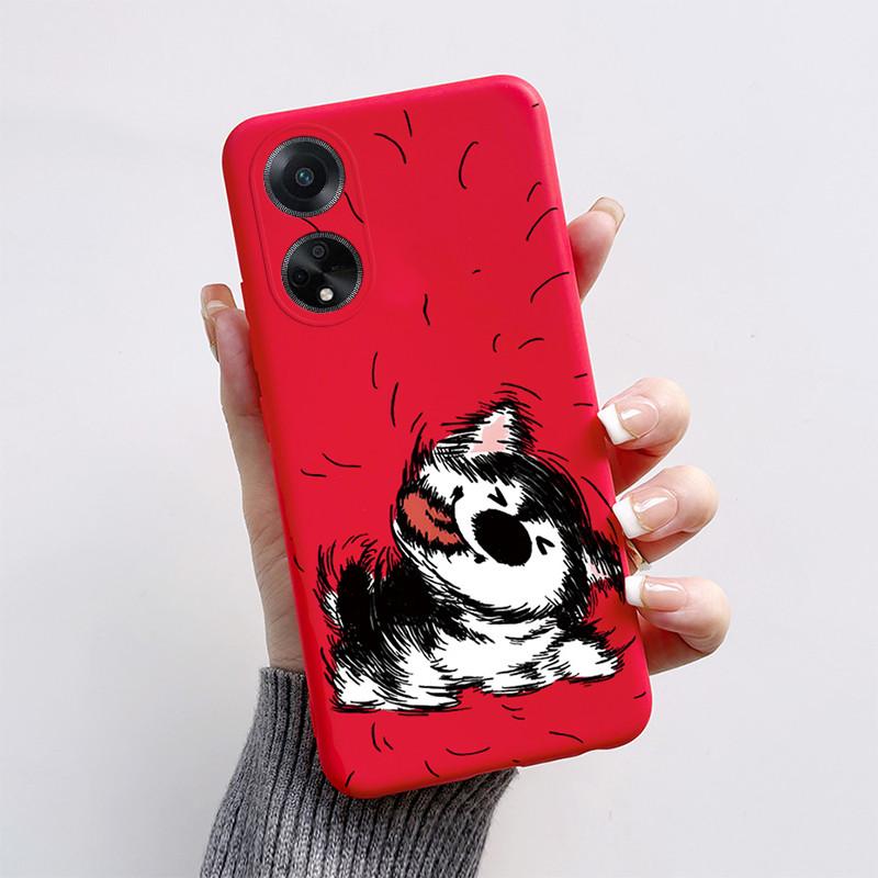 Чехол для OPPO A98 5G 2023 Милый Кот Мультяшная Собака Забавный Силиконовый Мягкий Задний Чехол для OPPO F23 CPH2527 OPPOA98 CPH2529 A1 5G Coque