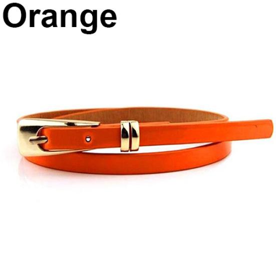Женская мода карамельного цвета из искусственной кожи с пряжкой, узкий пояс, тонкий пояс, пояс