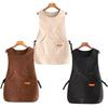 Vest Style Cooking Apron Waterproof Painting Apron New Baking Overalls  for Home