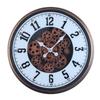 Gear Wall Clock Personalized Creative Retro Industrial Art Style Living Room Clock Wall