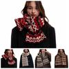 Korean Style Women Scarf Jacquard Woolen Neckerchiefs Fashion Winter Knitted Scarves  Gifts