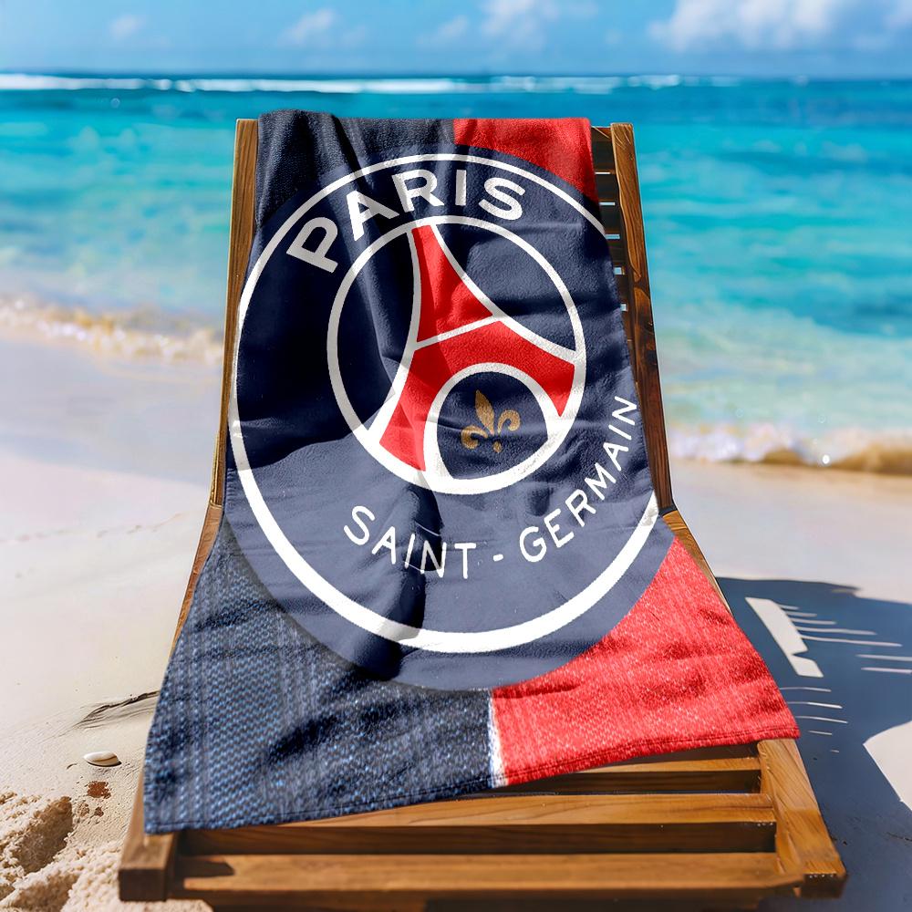 Paris Saint Germain Beach Towel Quickdry Soft Microfiber Comfortable Lightweight Perfect For Traveling Yoga Camping And Swimming