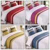 Nordic Style Simple Bed Flag Bed Runner With 2Pcs Pillowcase Home Hotel Wedding Decor Bed Spread Bedroom Decor Bed Tail Flag