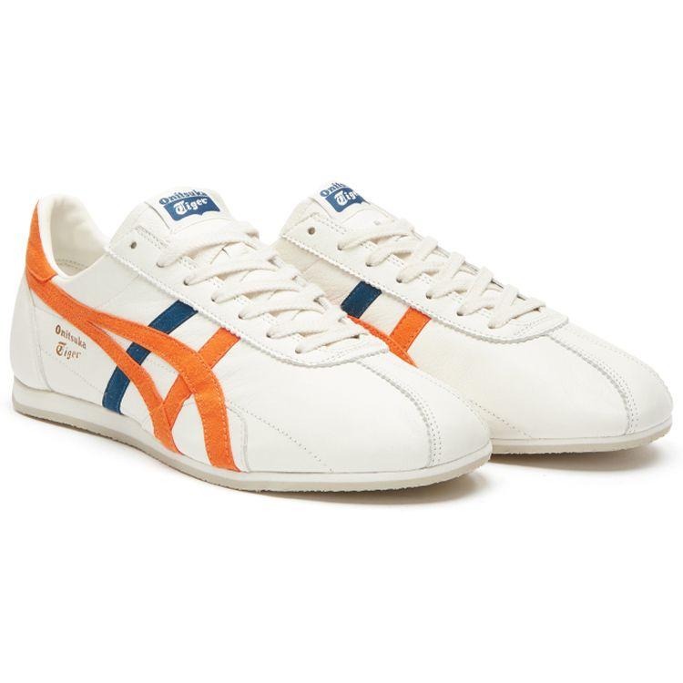 ONITSUKA TIGER Runspark Удобные Ретро Амортизация из Синтетической Кожи Нескользящие Легкие Низкие Кроссовки Унисекс 1183B698-100