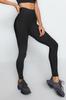 Women's Sports Tights Fashion New Season Navy Blue Full Length Knitted Sports Tights