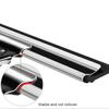 Stainless Steel Window Squeegee with Long Handle and Flexible Rubber Lip for Streak-Free Glass Cleaning
