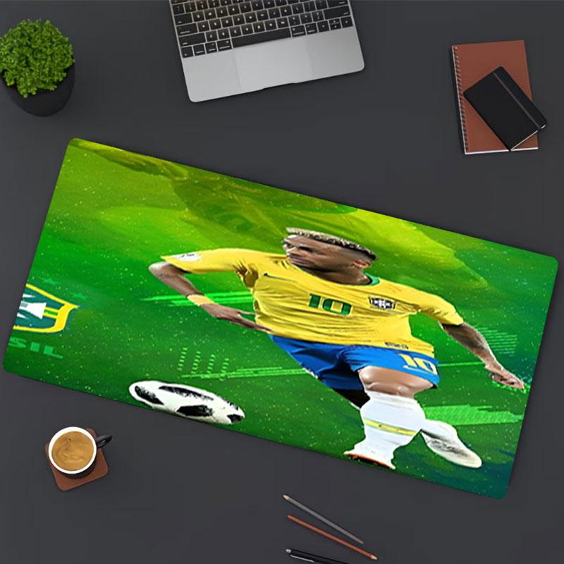 Neymar Jr Print Mouse Pad, for Keyboard Pad Laptop PC Mat for Office Home Use, Desk Decor, Perfect Birthday Gift for Gamers