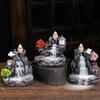 1PC Backflow Aroma Smoke Zen Censer Holder Mountains River Waterfall Fragrance Fireplace